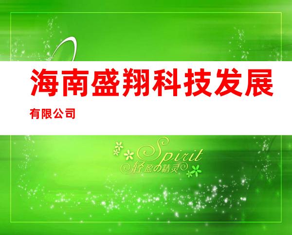 海南盛翔科技发展有限公司