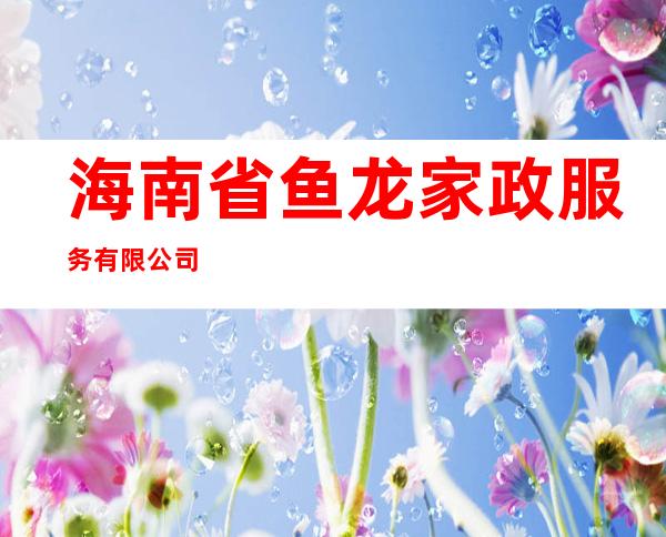 海南省鱼龙家政服务有限公司