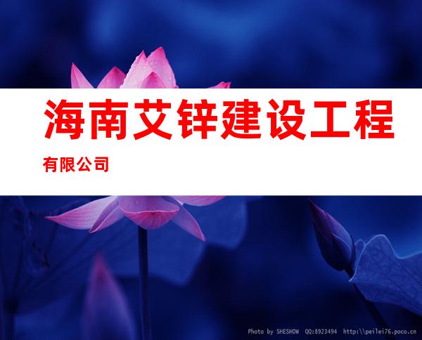 海南艾锌建设工程有限公司