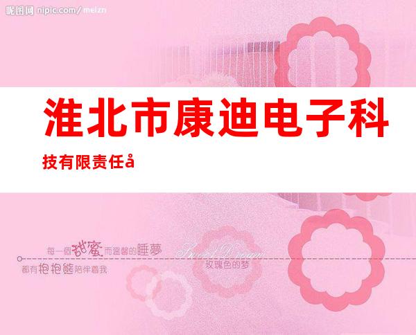 淮北市康迪电子科技有限责任公司
