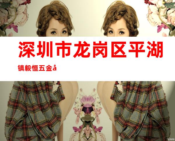 深圳市龙岗区平湖镇毅恒五金化工店