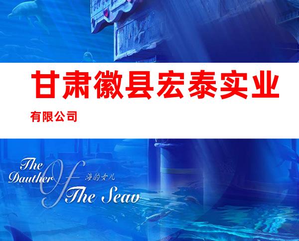 甘肃徽县宏泰实业有限公司