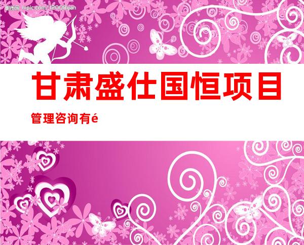 甘肃盛仕国恒项目管理咨询有限公司