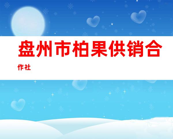 盘州市柏果供销合作社