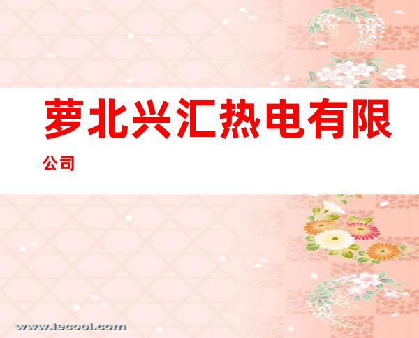 萝北兴汇热电有限公司