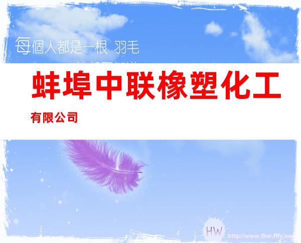 蚌埠中联橡塑化工有限公司