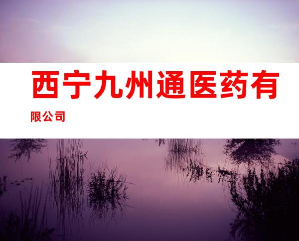 西宁九州通医药有限公司