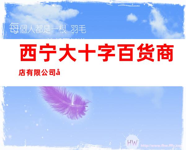 西宁大十字百货商店有限公司广场店