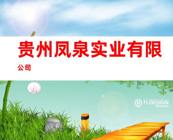 贵州凤泉实业有限公司