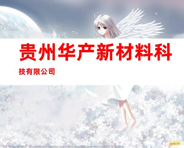 贵州华产新材料科技有限公司
