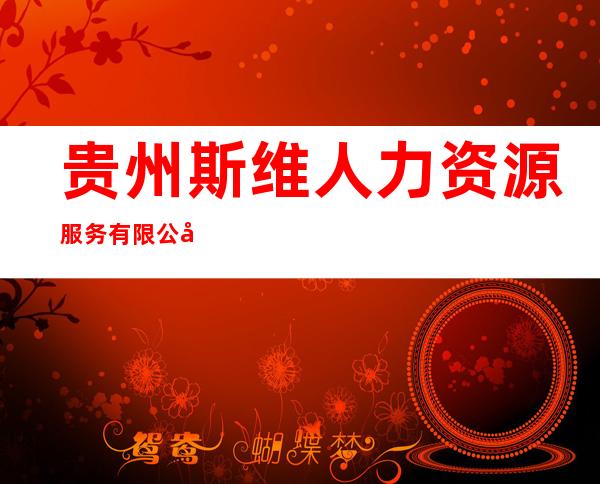 贵州斯维人力资源服务有限公司