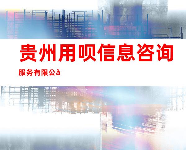 贵州用呗信息咨询服务有限公司
