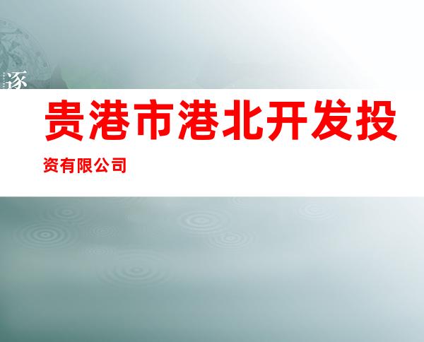 贵港市港北开发投资有限公司