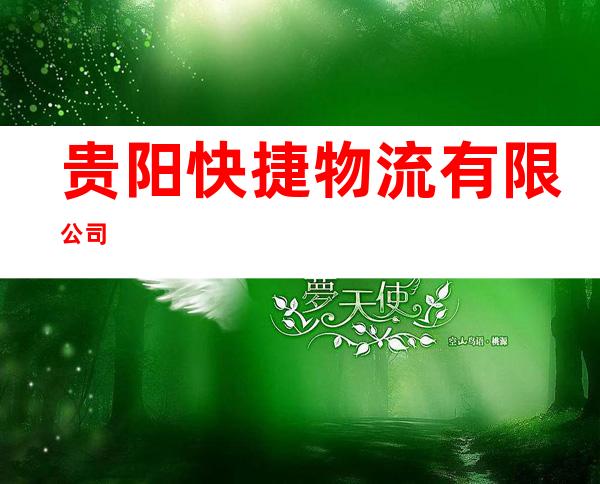 贵阳快捷物流有限公司