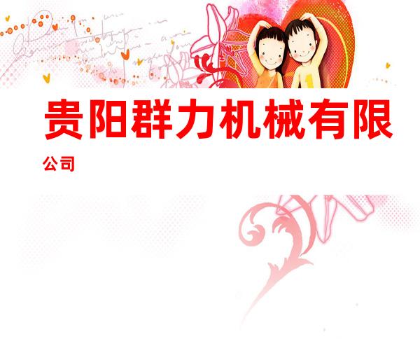 贵阳群力机械有限公司