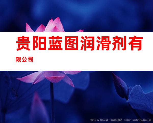 贵阳蓝图润滑剂有限公司