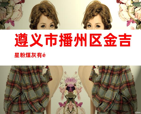 遵义市播州区金吉星粉煤灰有限公司