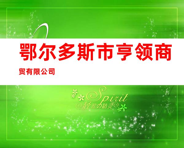 鄂尔多斯市亨领商贸有限公司