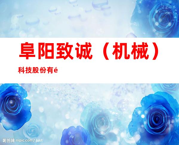 阜阳致诚（机械）科技股份有限公司