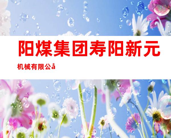 阳煤集团寿阳新元机械有限公司