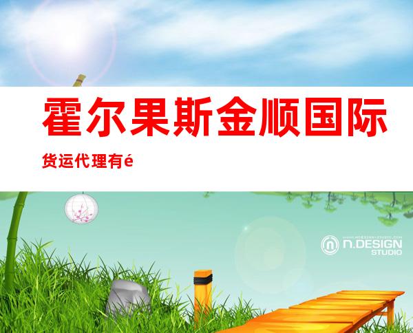 霍尔果斯金顺国际货运代理有限公司