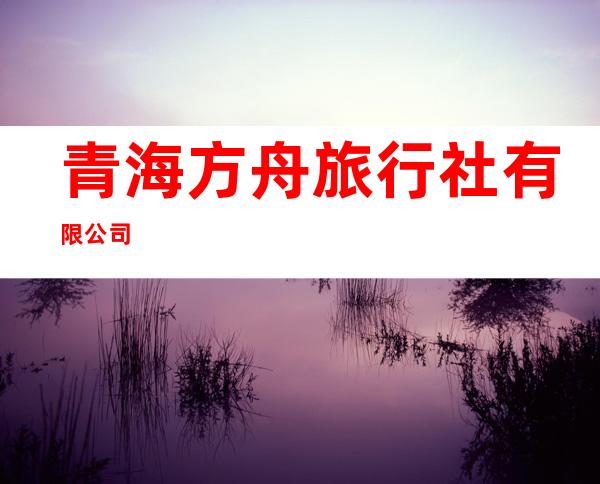 青海方舟旅行社有限公司