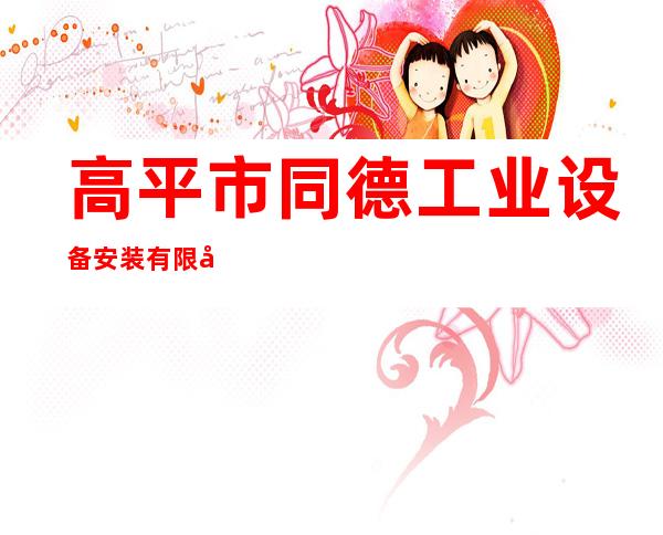 高平市同德工业设备安装有限公司