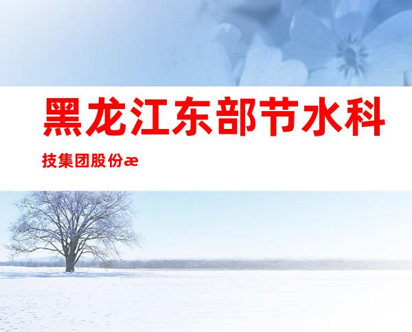 黑龙江东部节水科技集团股份有限公司